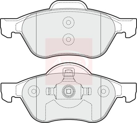 Apec Brake Pads Set PAD1716 - image 2