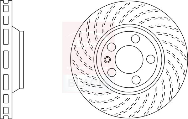 Apec Brake Disc DSK2310B - image 2