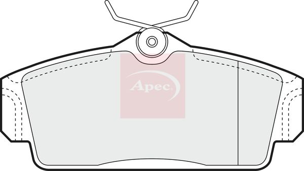 Apec Brake Pads Set PAD1082 - image 2
