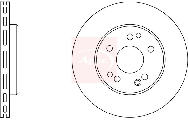 Apec Brake Disc DSK571 - image 2