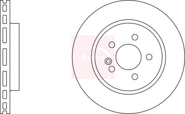 Apec Brake Disc DSK973 - image 2