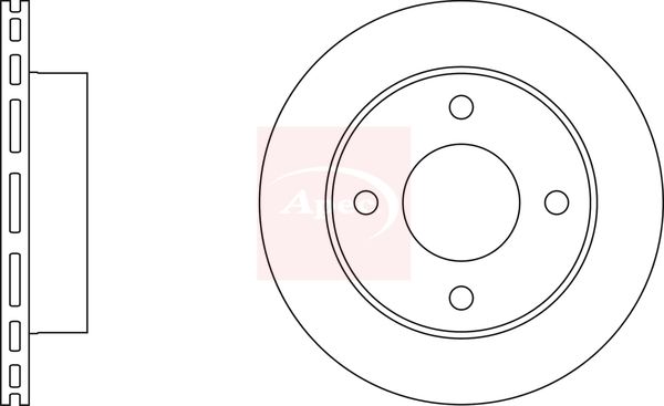 Apec Brake Disc DSK235 - image 2
