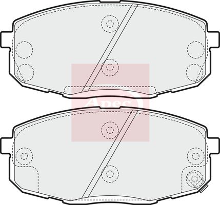 Apec Brake Pads Set PAD1555 - image 2