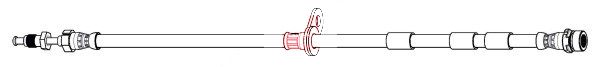 Apec Brake Hose HOS4515 - image 2