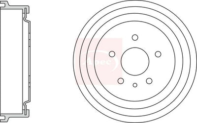 Apec Brake Drum DRM9939