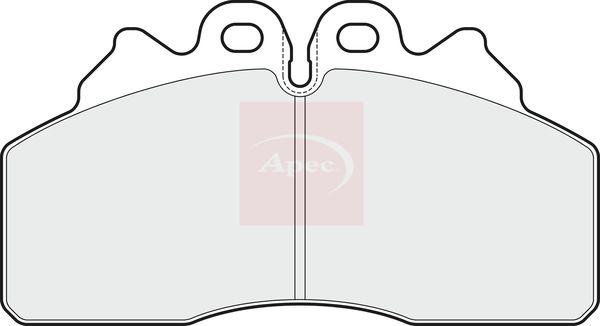 Apec Brake Pads Set PAD1728 - image 2