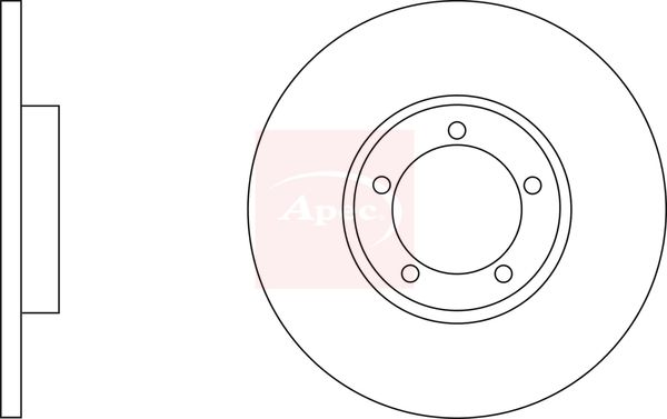 Apec Brake Disc DSK2470 - image 2