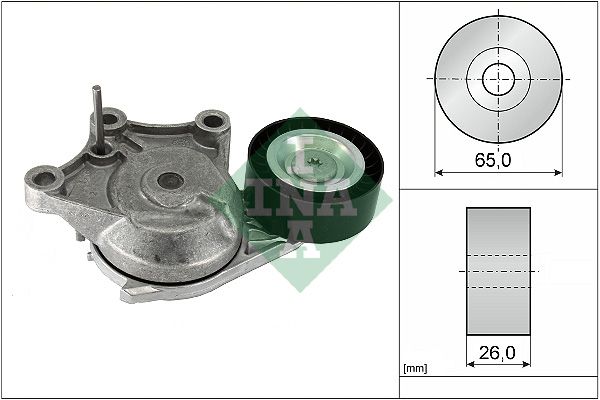 INA Drive Belt Tensioner Pulley 534090310 - image 2