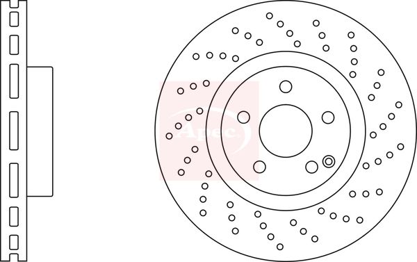 Apec Brake Disc DSK2866 - image 2