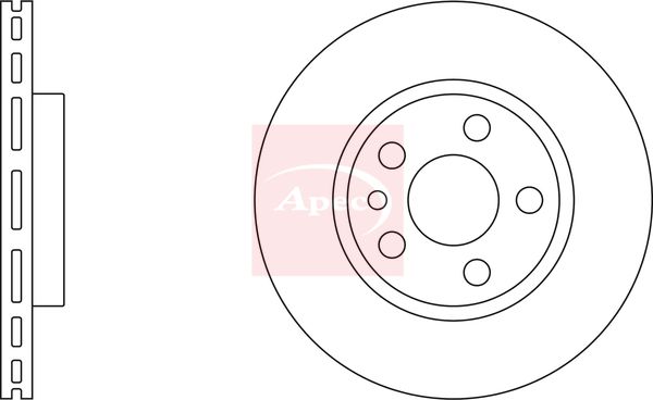 Apec Brake Disc DSK665 - image 2