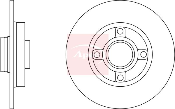 Apec Brake Disc DSK2288 - image 2