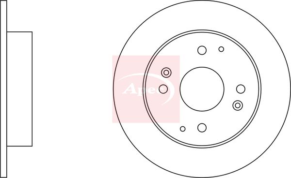 Apec Brake Disc DSK922 - image 2
