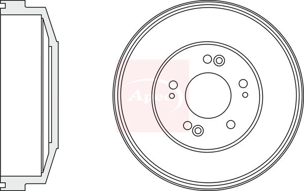 Apec Brake Drum DRM9983 - image 2