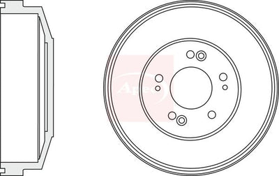 Apec Brake Drum DRM9983