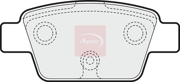 Apec Brake Pads Set PAD1551 - image 2