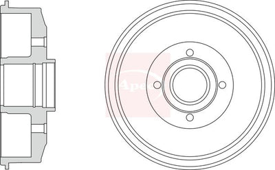 Apec Brake Drum DRM9209