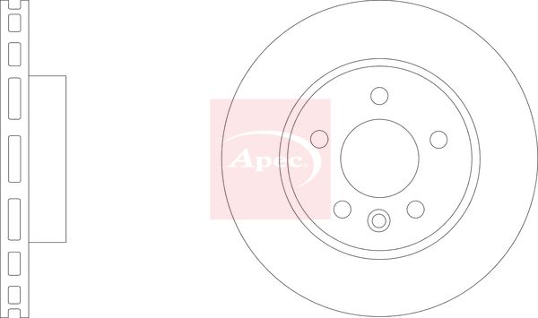 Apec Brake Disc DSK3312 - image 2