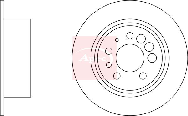 Apec Brake Disc DSK619 - image 3