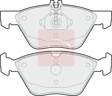 Apec Brake Pads Set PAD923 - image 2