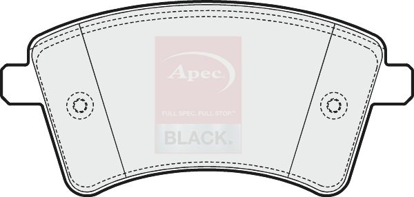 Apec Brake Pads Set PAD1656B - image 2