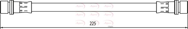 Apec Brake Hose HOS4090 - image 2