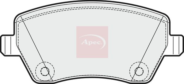 Apec Brake Pads Set PAD1983 - image 2