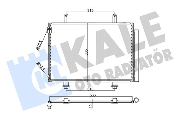NRF Air Conditioning Condenser 350640 - image 2