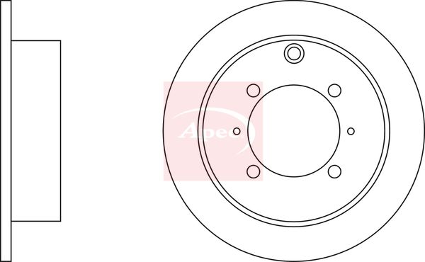 Apec Brake Disc DSK2045 - image 2