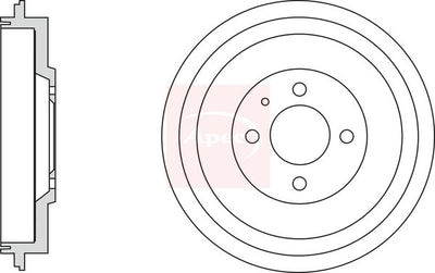 Apec Brake Drum DRM9940