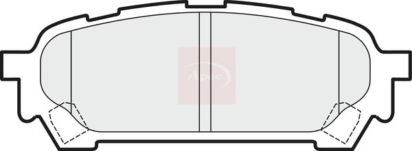 Apec Brake Pads Set PAD1512 - image 2