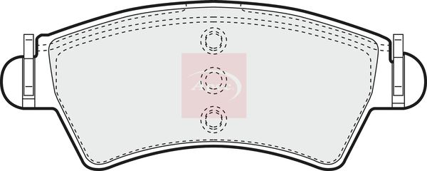 Apec Brake Pads Set PAD1231 - image 2
