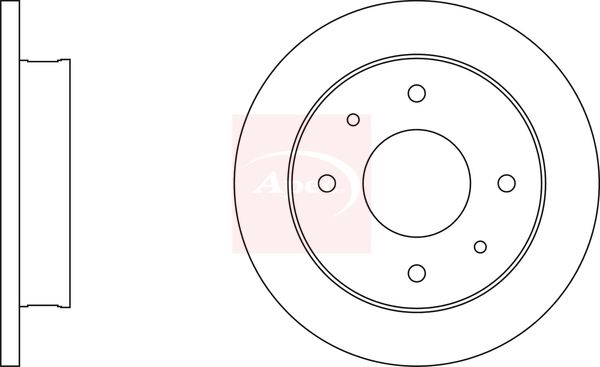 Apec Brake Disc DSK306 - image 2
