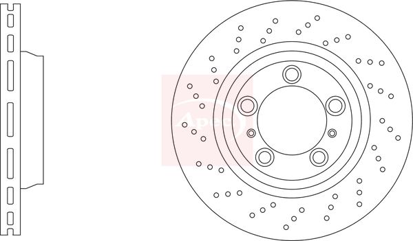 Apec Brake Disc DSK3361 - image 2