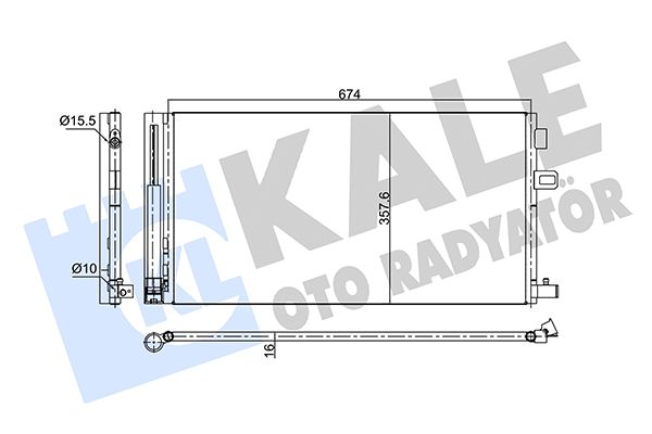 NRF Air Conditioning Condenser 350675 - image 2