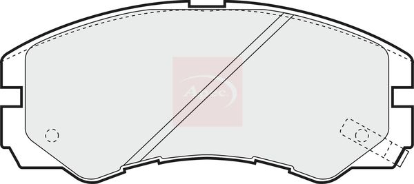 Apec Brake Pads Set PAD797 - image 2