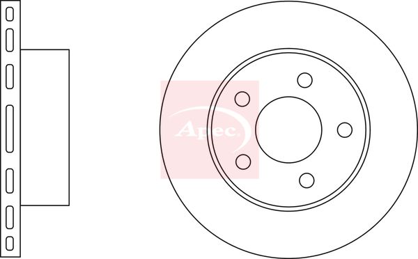 Apec Brake Disc DSK2025 - image 2