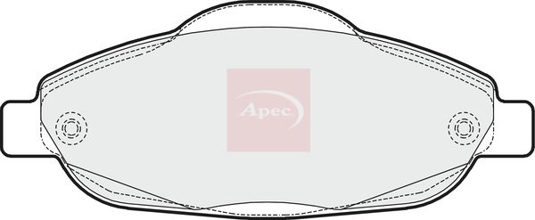 Apec Brake Pads Set PAD1609 - image 2