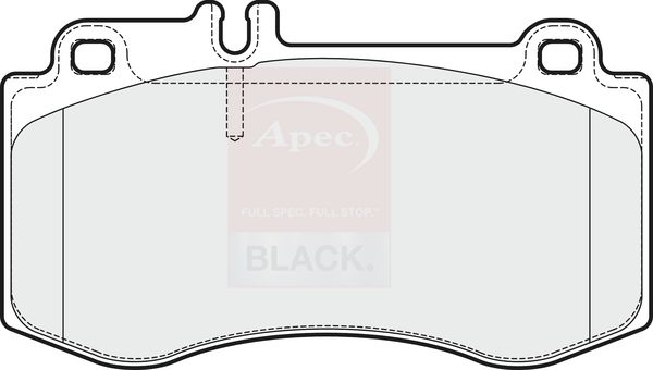 Apec Brake Pads Set PAD1735B - image 2