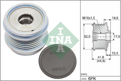 INA Overrunning Alternator Pulley 535034310