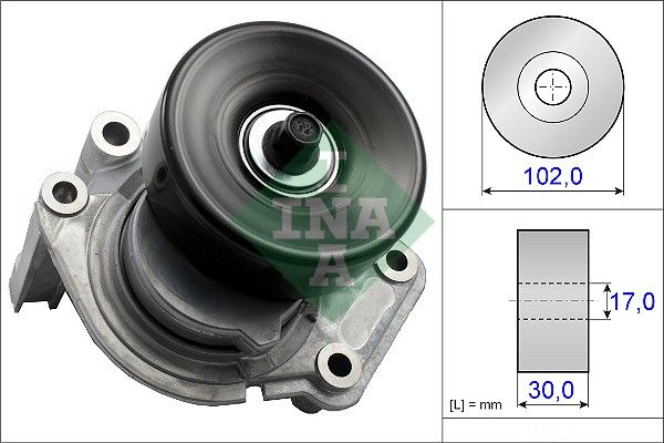 INA Drive Belt Tensioner Pulley 534035010 - image 2
