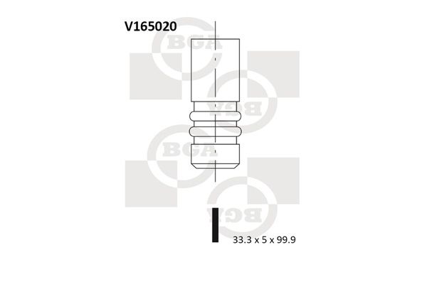 BGA Intake Valve Inlet V165020 - image 2
