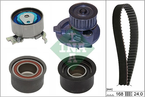 INA Timing Belt Kit & Water Pump 530044430 - image 2