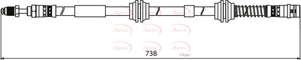 Apec Brake Hose HOS3948 - image 2