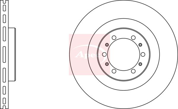 Apec Brake Disc DSK2109 - image 2