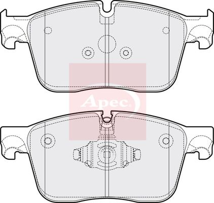 Apec Brake Pads Set PAD2113 - image 2
