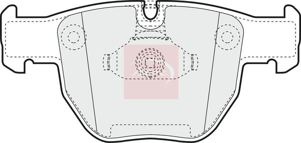 Apec Brake Pads Set PAD1325 - image 2