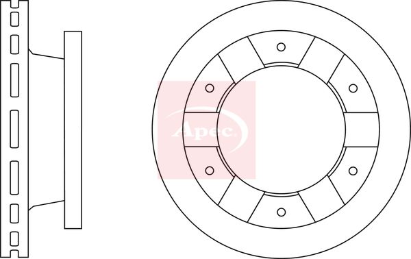 Apec Brake Disc DSK2897 - image 2