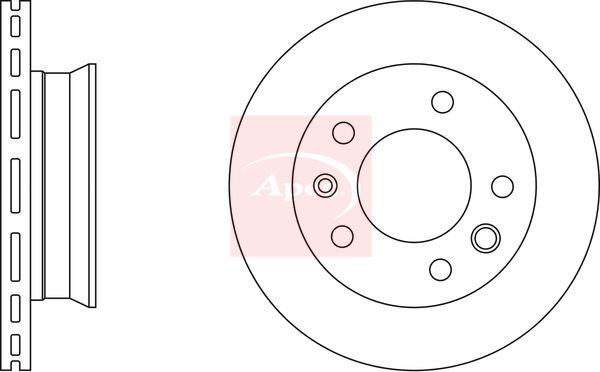 Apec Brake Disc DSK771 - image 3