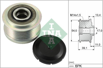INA Overrunning Alternator Pulley 535031110
