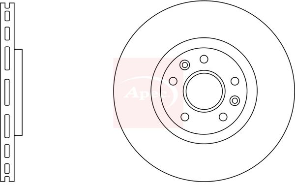 Apec Brake Disc DSK3854 - image 2